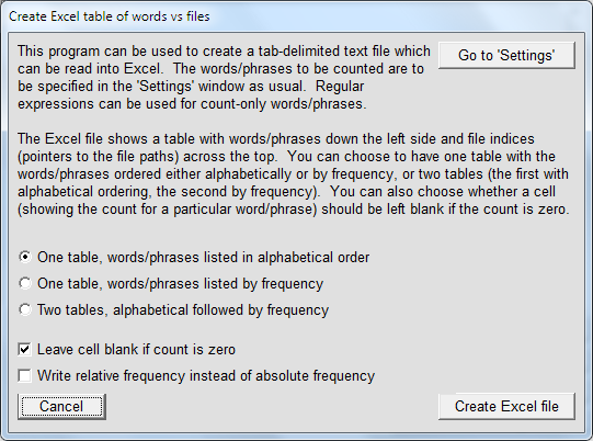 Excel Word Frequency Count Software Update